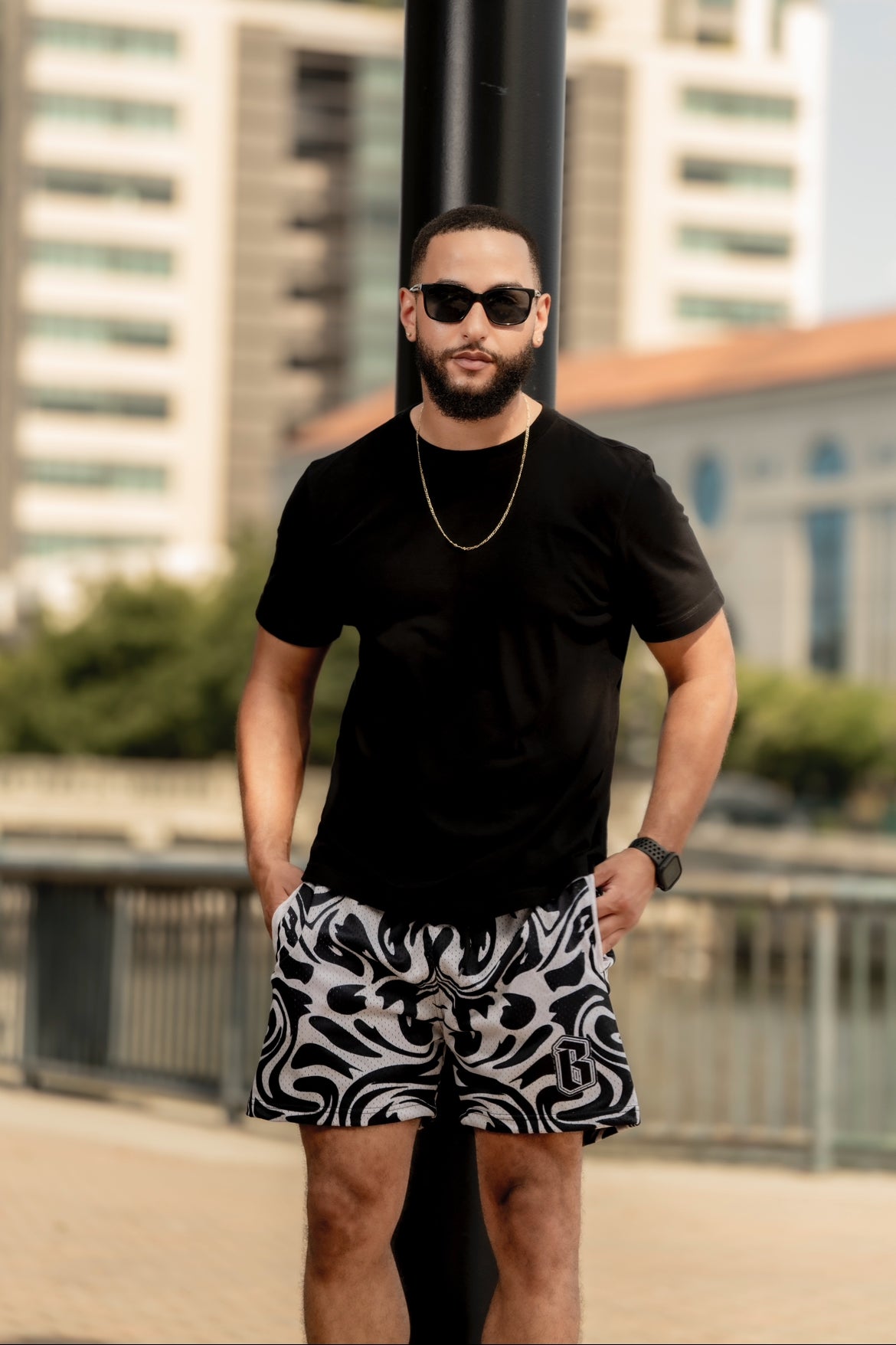 Liquid Design- 7 inch seam shorts