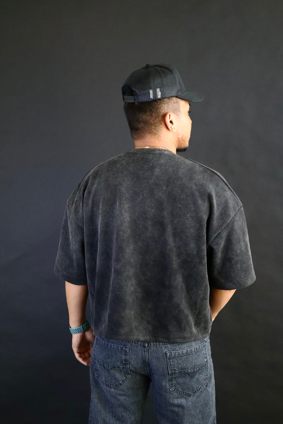 Acid washed T-shirt - Box fit