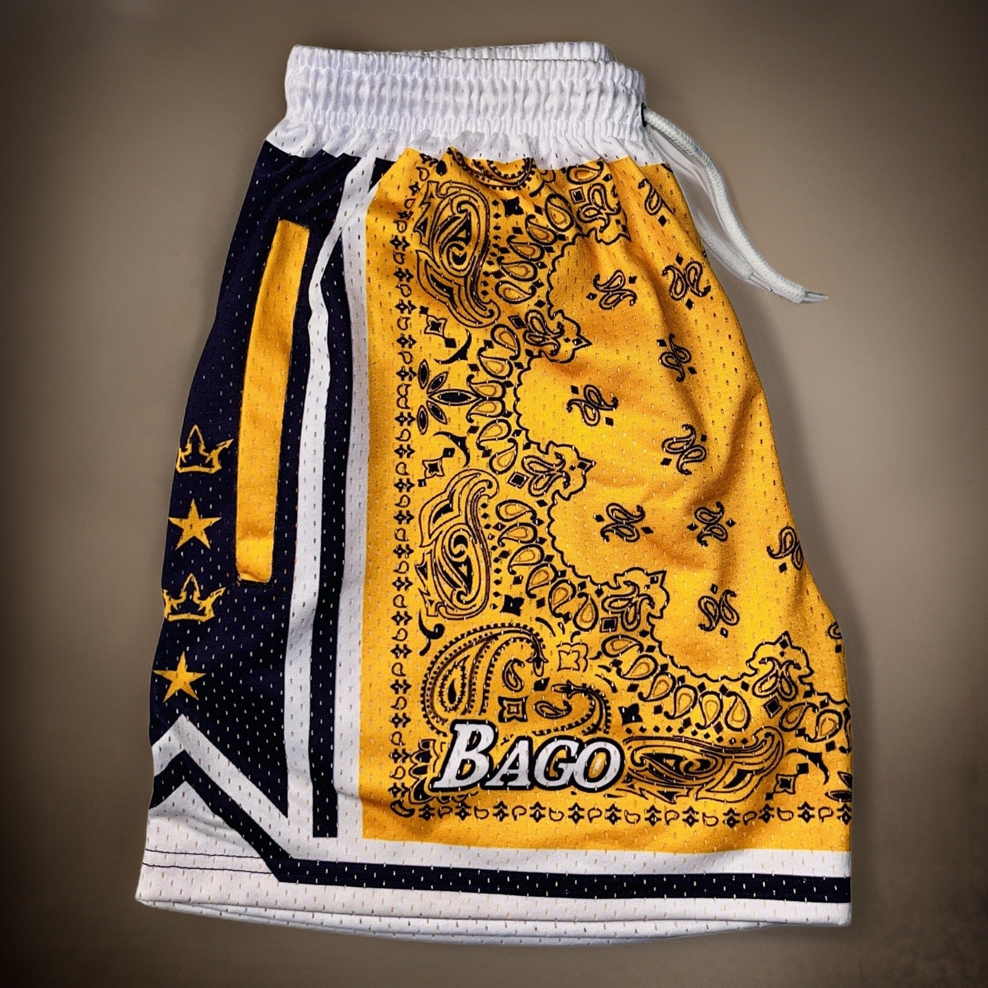 Paisley design - Lakers color way