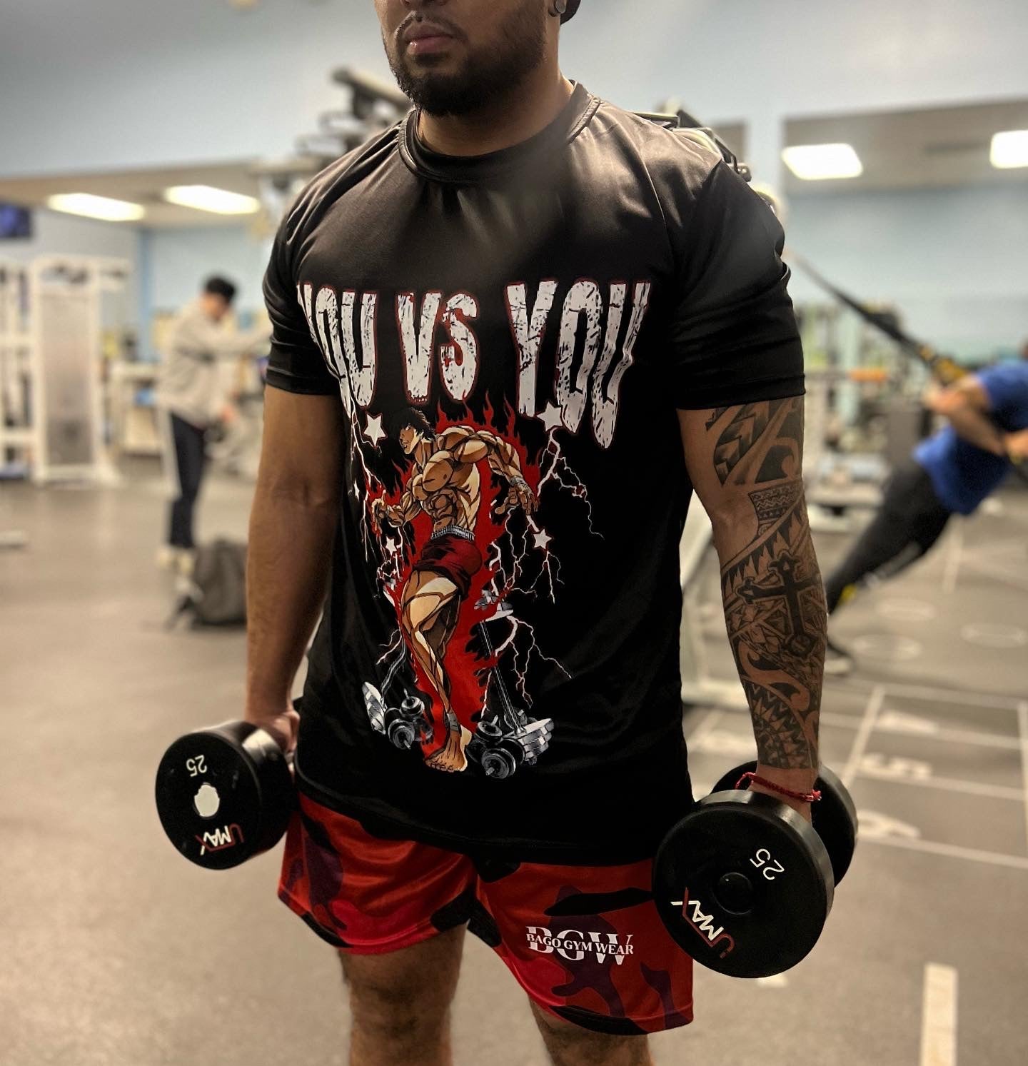 anime workout shirts