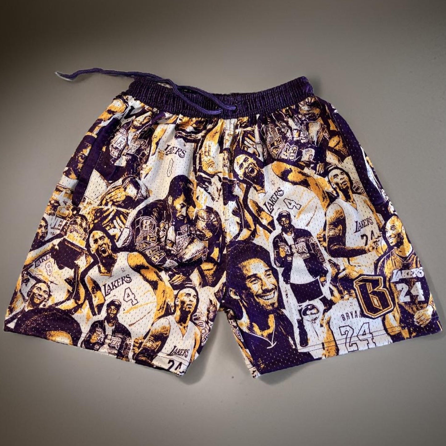 Kobe collage- 7inch seam shorts