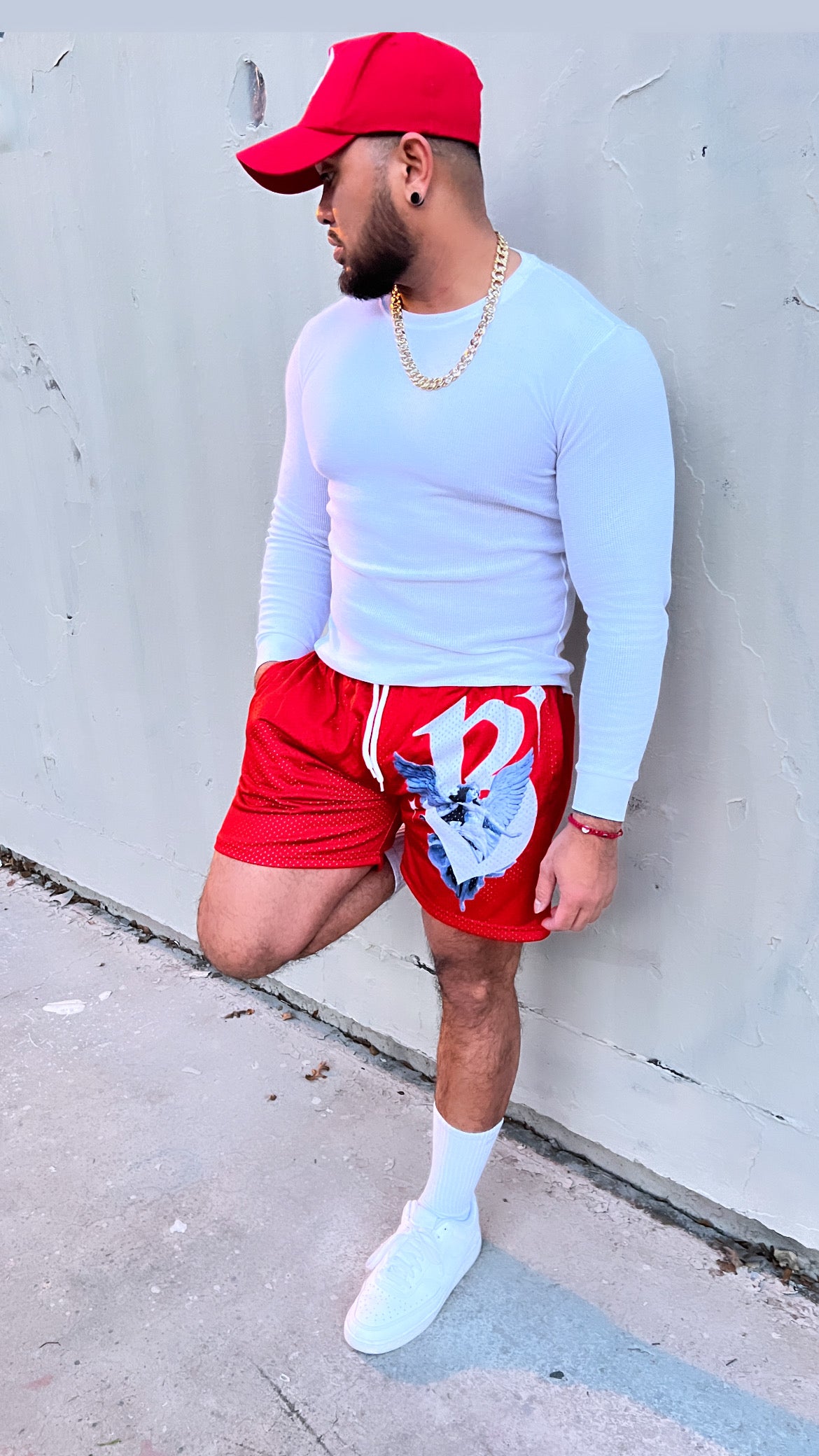 Archangel Mesh Shorts - Red color way