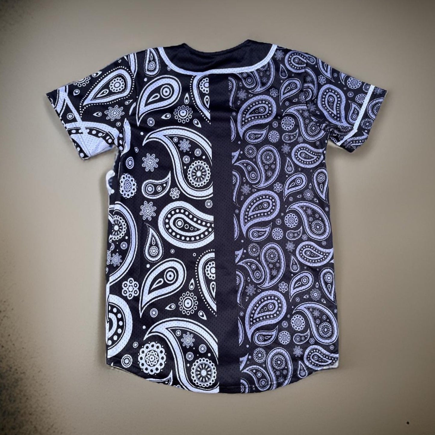 Baseball Jersey - Paisley Design