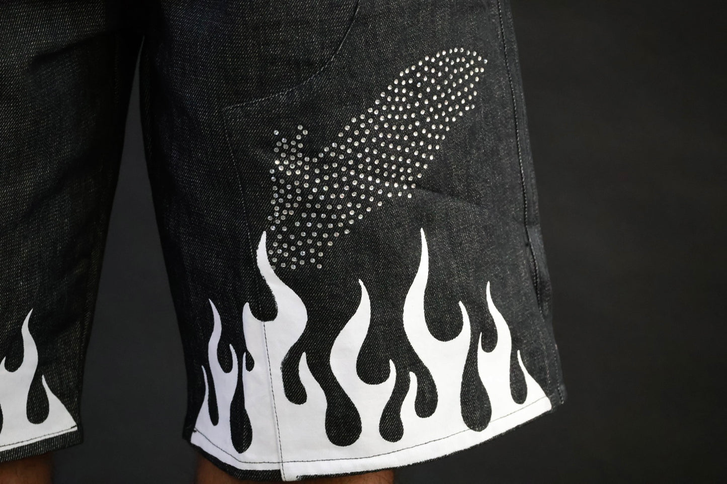 Bat Flame Jorts