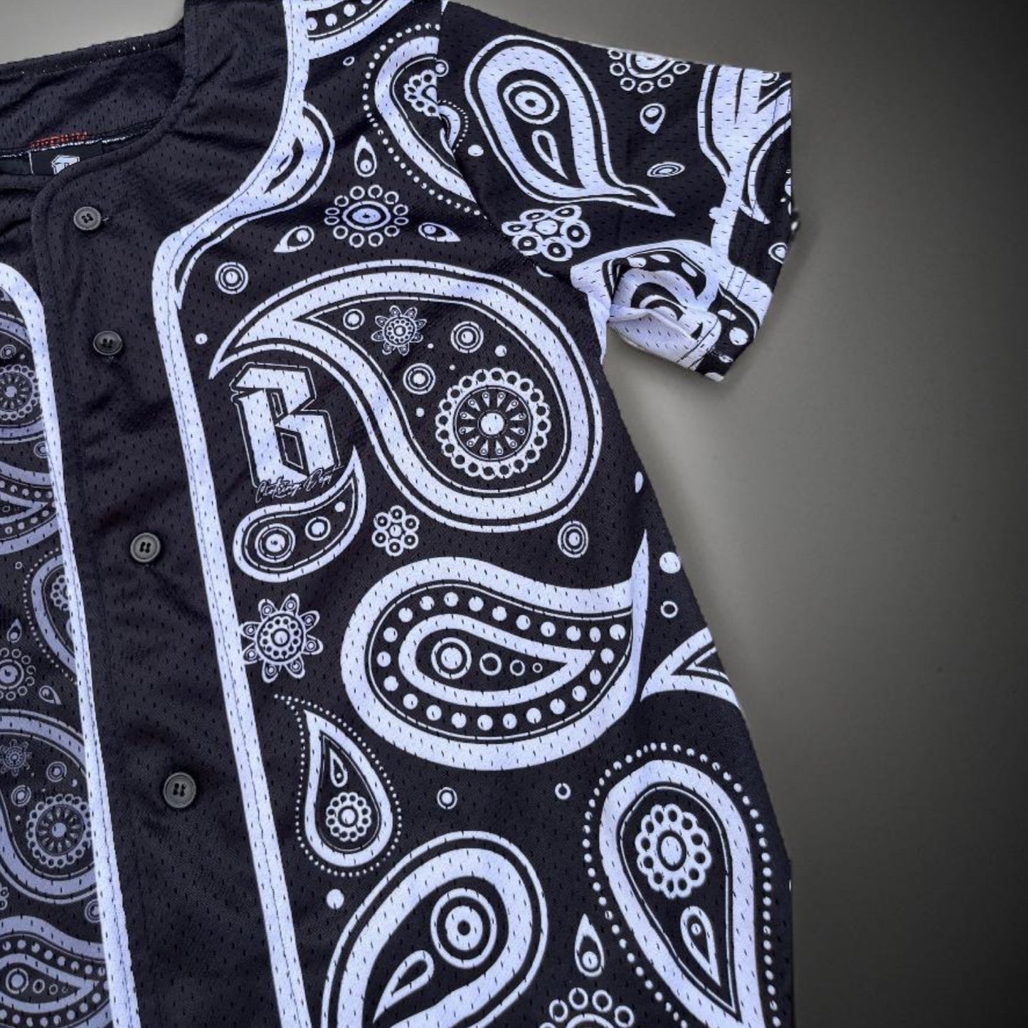 Baseball Jersey - Paisley Design