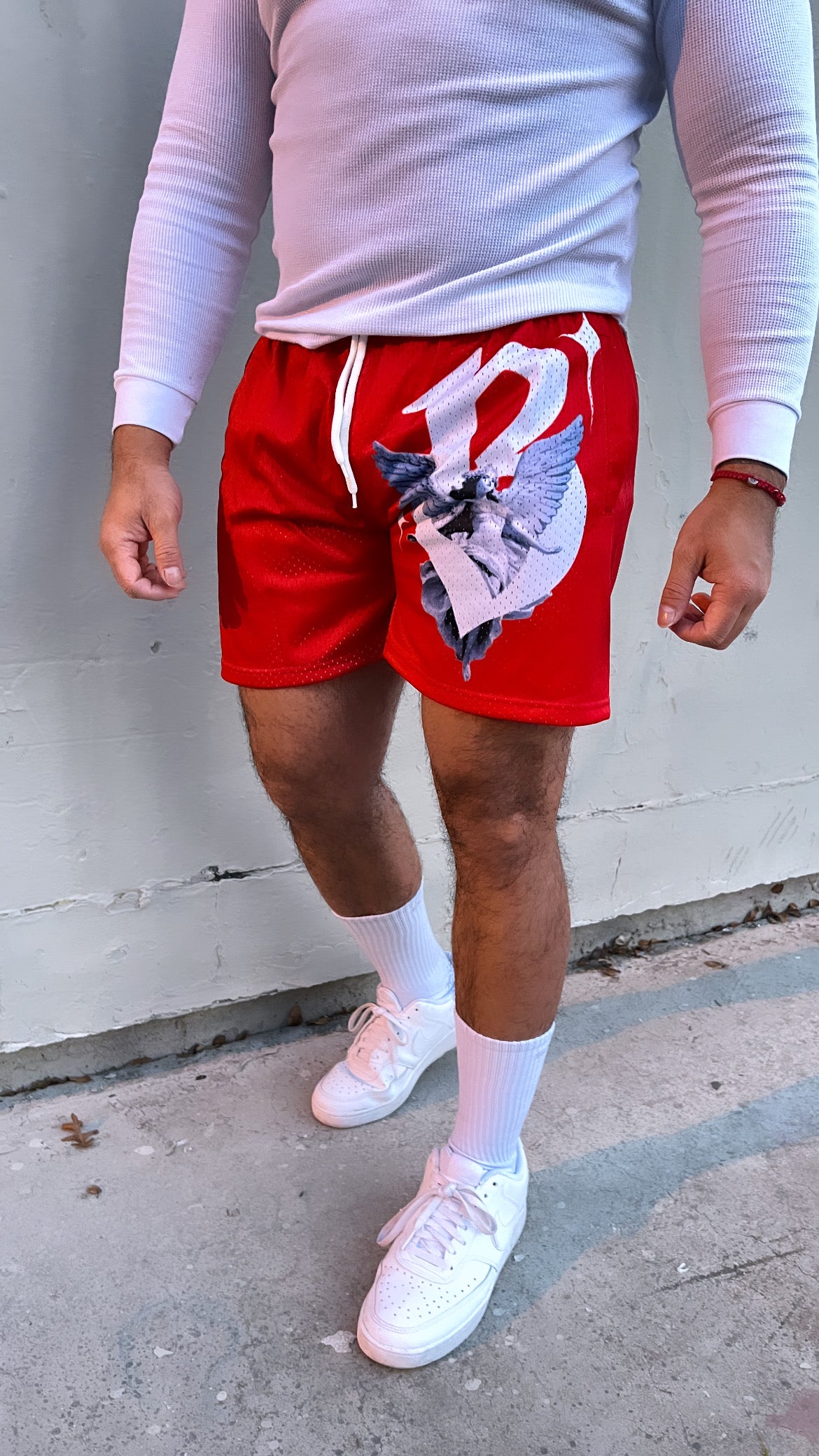 Archangel Mesh Shorts - Red color way