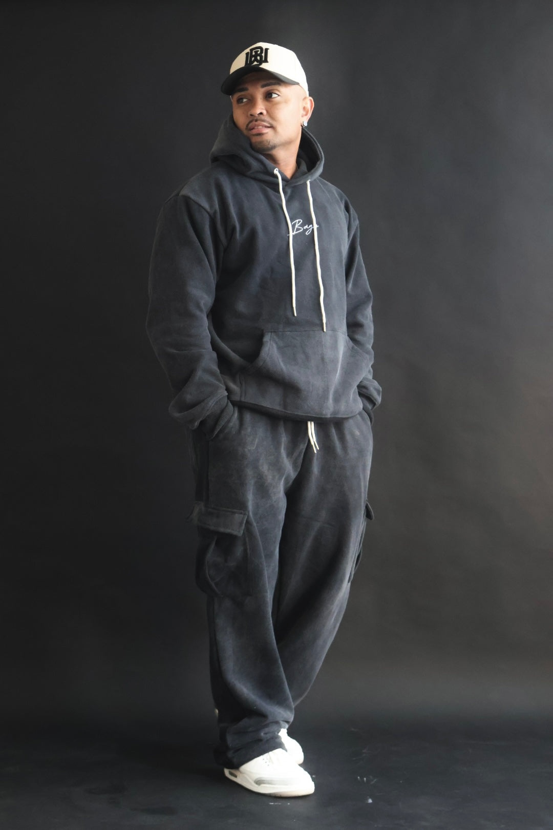 Acid Washed Cargo Pants