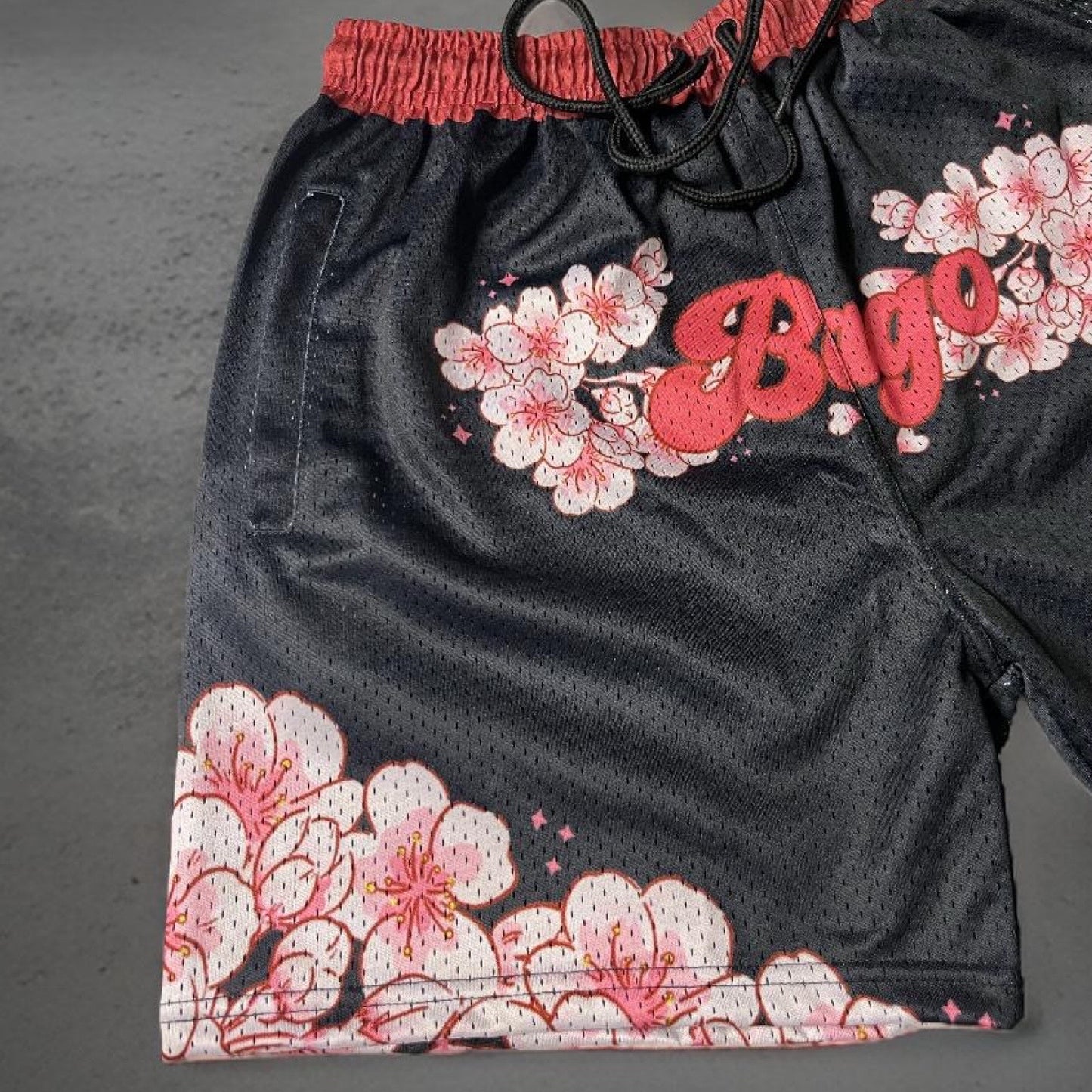 Cherry blossom- 7 inch seam shorts