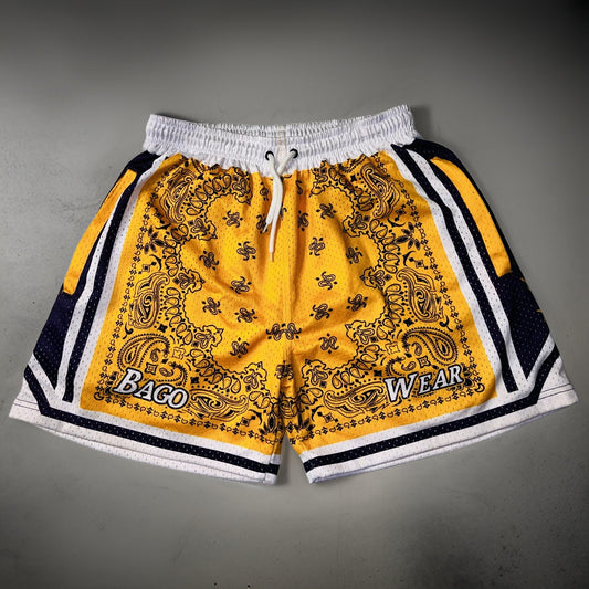 Paisley design - Lakers color way