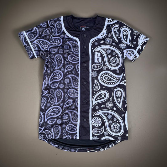 Baseball Jersey - Paisley Design