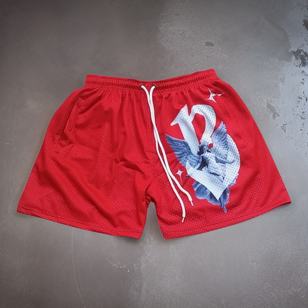 Archangel Mesh Shorts - Red color way