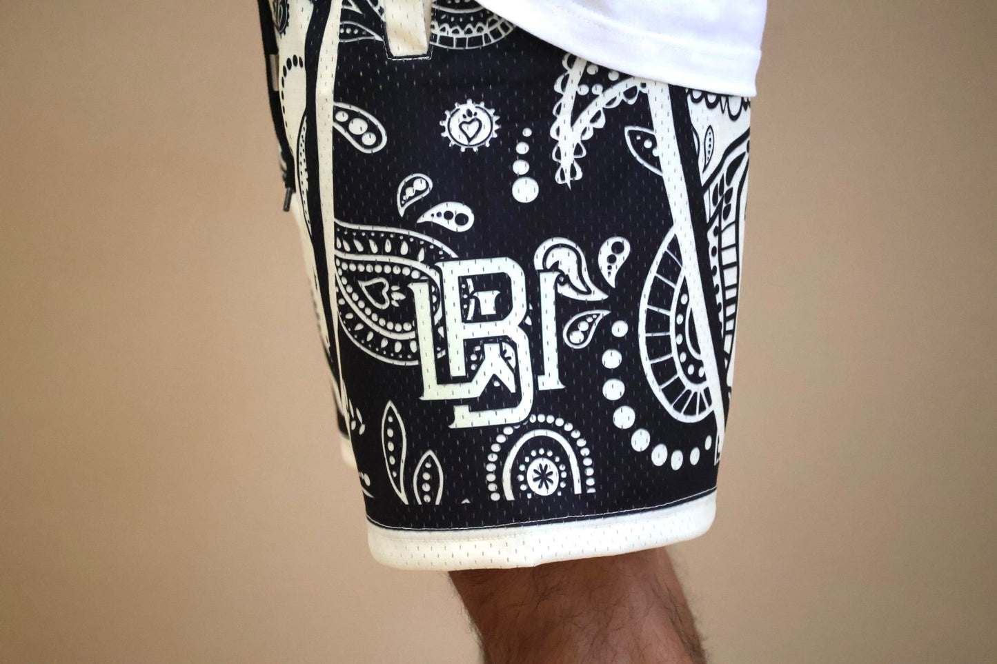 Reverse Jet Black Paisley (Men's)