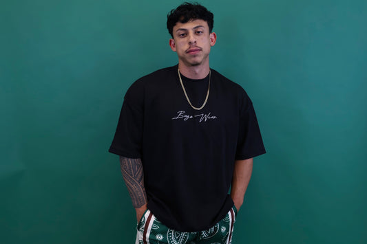 Oversized Black Shirt - Box fit