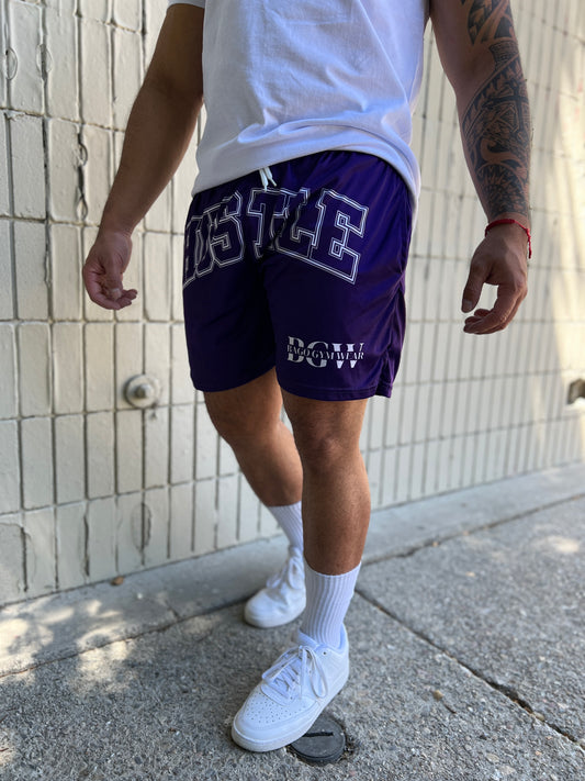 Purple Hustle Design Shorts