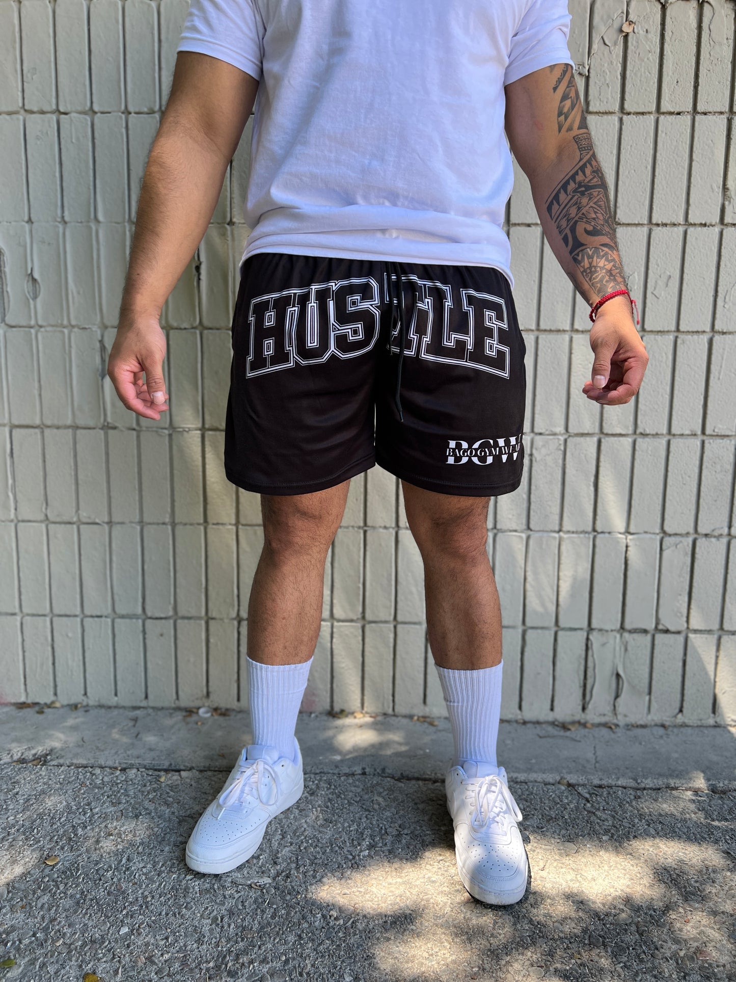 Black Hustle Shorts