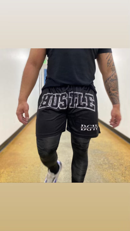 Black Hustle Shorts